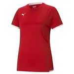 Puma TEAMLIGA JERSEY TEE W Dámske futbalové tričko, červená, veľkosť