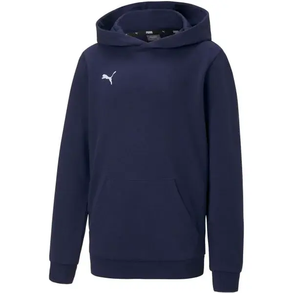 Puma TEAMGOAL 23 CASUALS HOODY JR Detská futbalová mikina, tmavo modrá, veľkosť