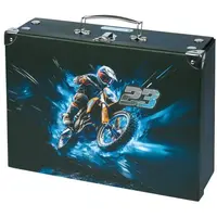 BAAGL MOTORKA Skladací školský kufrík, čierna, veľkosť