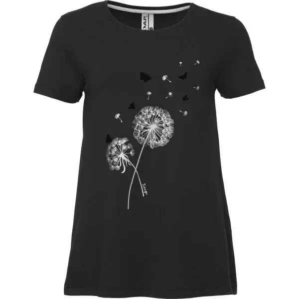 LOAP ABDELA Dámske tričko, čierna, veľkosť