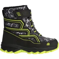 ALPINE PRO GATO Detská zimná obuv, čierna, veľkosť