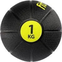 Fitforce MEDICINE BALL 1 KG Medicinbal, čierna, veľkosť 1 KG