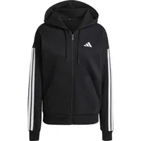 adidas ESSENTIALS 3-STRIPES HOODIE Dámska mikina, čierna, veľkosť