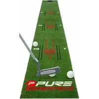 PURE 2 IMPROVE PUTTING MAT 275 x 30 cm Golfová podložka, zelená, veľkosť