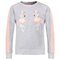 Lewro XIMENA Dievčenská mikina cez hlavu, sivá, veľkosť 164-170