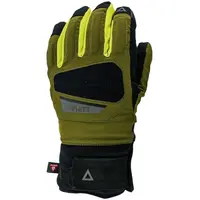 Matt BONDONE Detské lyžiarske rukavice, khaki, veľkosť 10Y