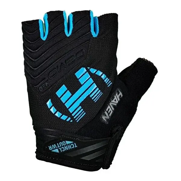 HAVEN DEMO NEO SHORT Krátkoprsté cyklistické rukavice, čierna, veľkosť XXXL