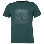 Umbro GEO GRAPHIC TEE Pánske tričko, tmavo zelená, veľkosť