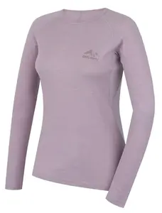 Husky Mertee L S, light purple Merino termoprádlo triko