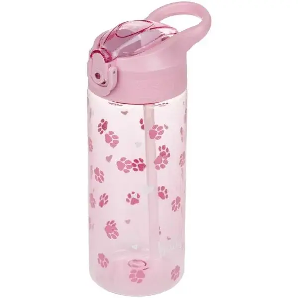 BAAGL LABKY 500 ML Tritánová fľaša so slamkou, ružová, veľkosť 500 ML