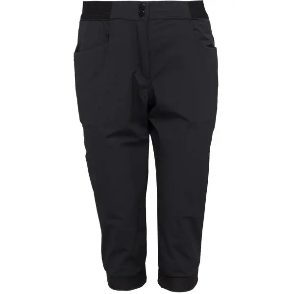 Northfinder NIKKI Dámske trekingové 3/4 nohavice, čierna, veľkosť
