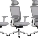 MERCURY 3PACK Ergonomická kancelářská židle ARTEA šedá (3 ks)