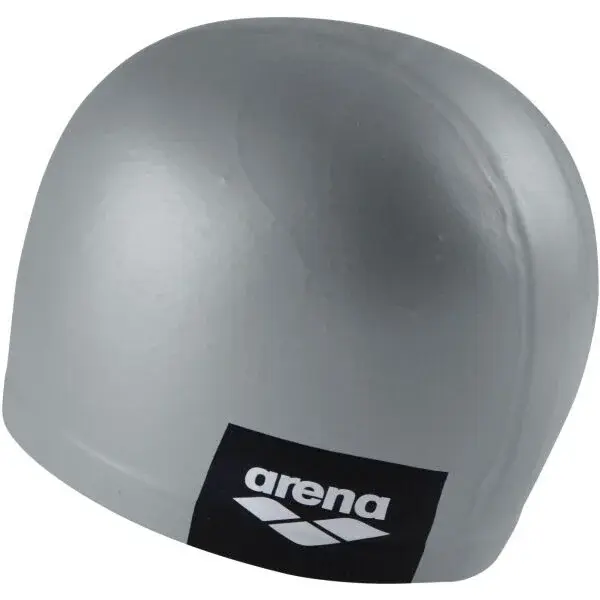 Arena LOGO MOULDED CAP Plavecká čiapka, sivá, veľkosť