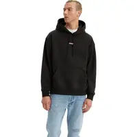 Levi's&reg; RELAXED BABY TAB HOODIE Pánska mikina, čierna, veľkosť