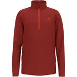 Odlo MID LAYER 1/2 ZIP BERRA KIDS Detská mikina, červená, veľkosť