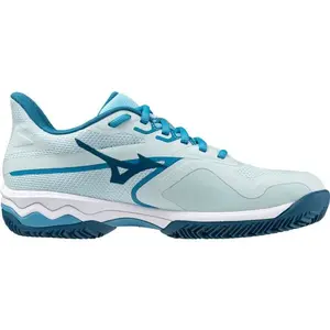 Mizuno WAVE EXCEED LIGHT 2 CC W Dámska tenisová obuv, svetlomodrá, veľkosť 36.5
