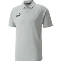 Puma TEAMFINAL CASUALS POLO Pánske tričko, sivá, veľkosť