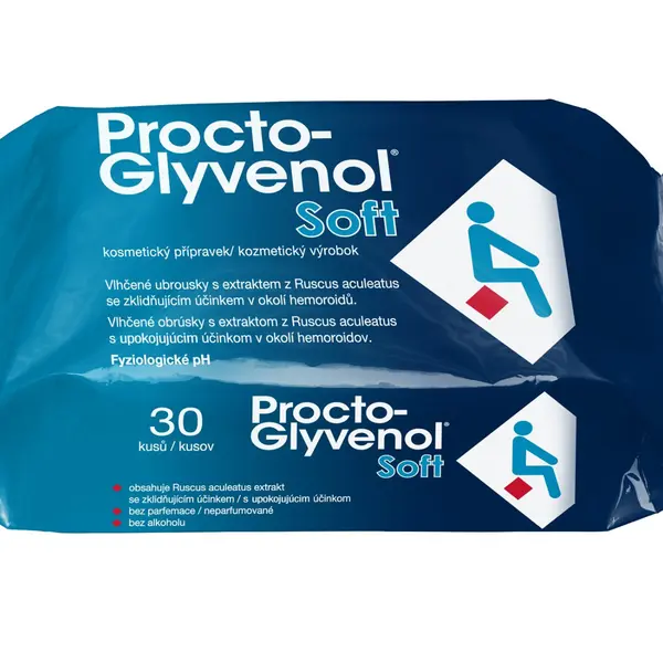 Procto-Glyvenol Soft vlhčené ubrousky 30 ks