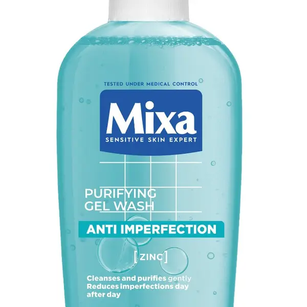 Mixa Čisticí pleťový gel bez obsahu mýdla 200 ml