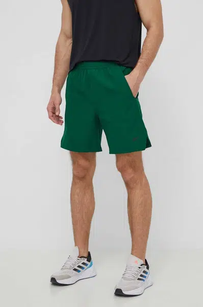 Tréninkové šortky Reebok Strength zelená barva, 100075794
