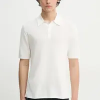 Polo tričko Rag & Bone bílá barva, MBS22HS019UC19