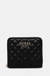 Peněženka Guess ECO RIANEE černá barva, SWQG95 41137