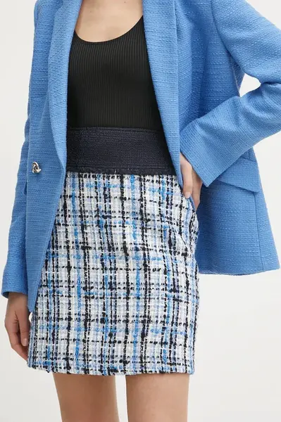 Sukně s příměsí vlny BOSS