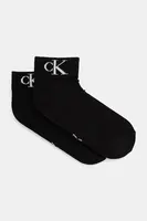 Ponožky Calvin Klein Jeans 2-pack dámské, černá barva, 701228813