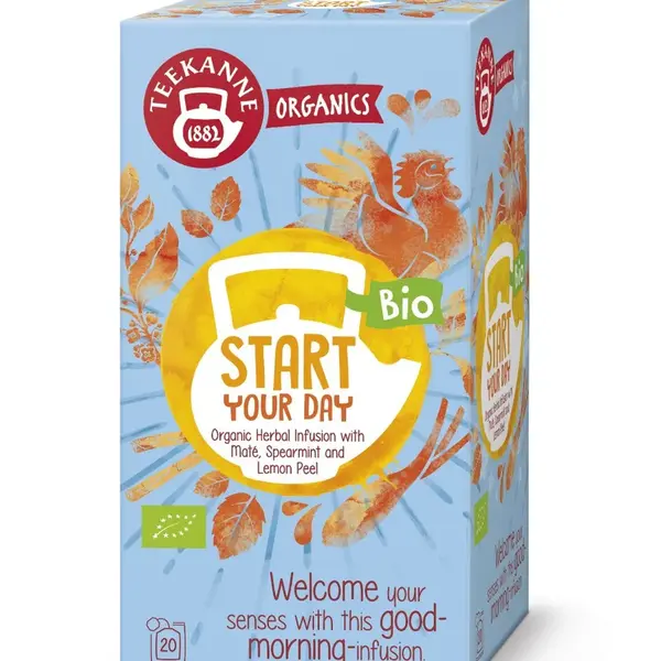 Teekanne Organics BIO Start your day čaj porcovaný 20x1,8 g