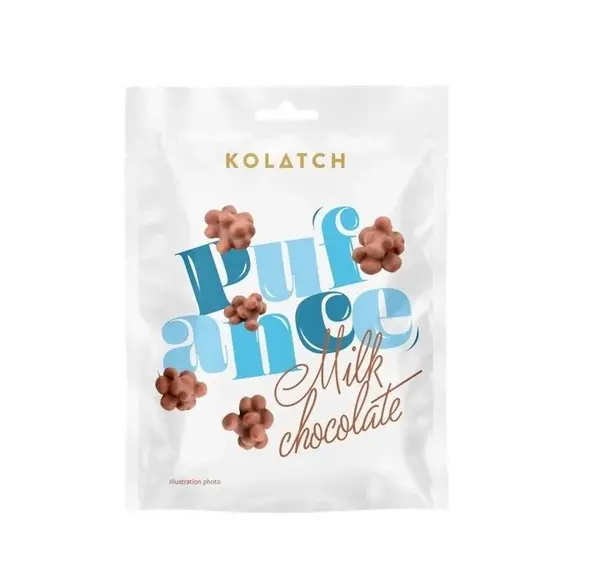 Kolatch Pufance v mléčné čokoládě BIO 45 g