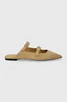 Semišové pantofle Tommy Hilfiger TH POINTE SUEDE MULE