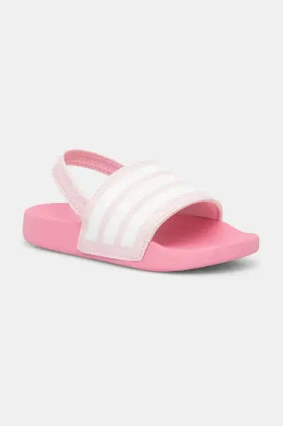 Dětské sandály adidas ADILETTE ESTRAP růžová barva, JR5326