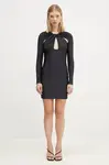 Šaty Coperni Twisted Cut-Out Jersey Dress