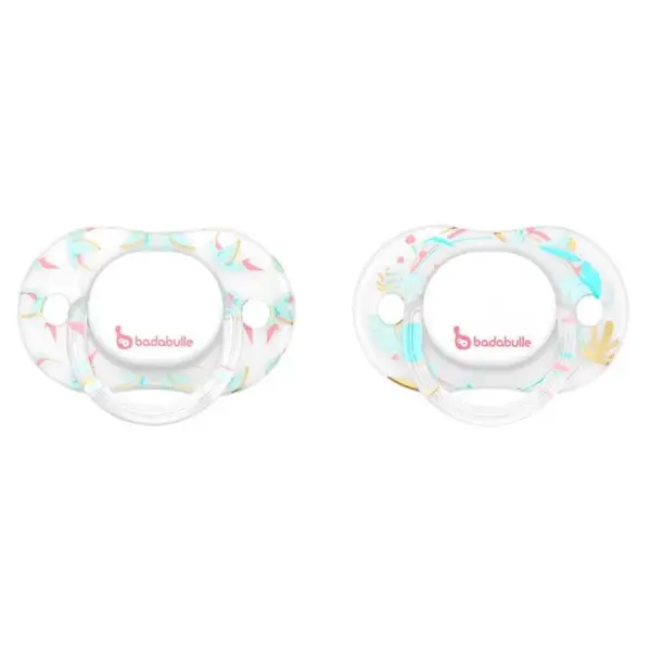 Badabulle dudlík PHYSIO 12m+ 2ks Jungle Girl