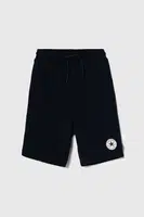 Dětské kraťasy Converse zelená barva