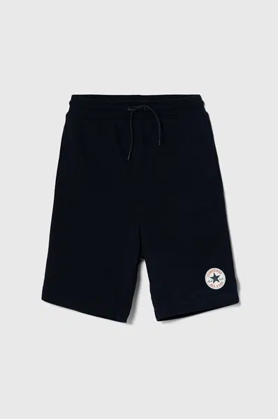 Dětské kraťasy Converse zelená barva