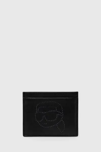 Kožené pouzdro na karty Karl Lagerfeld