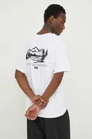 Bavlněné tričko Levi's bílá barva, s aplikací
