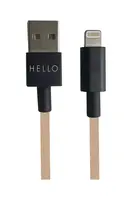 Nabíjecí kabel USB-C Design Letters Lightning 1 m