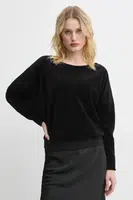 Velurová mikina G-Star černá barva, D25747-D428
