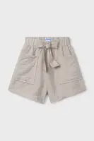Dětské kraťasy Mayoral béžová barva, hladké, 6216