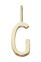 Pozlacený stříbrný přívěsek Design Letters