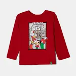 Dětské bavlněné tričko s dlouhým rukávem United Colors of Benetton