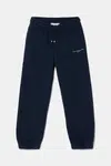 Dětské tepláky Tommy Hilfiger tmavomodrá barva, hladké, KS0KS00596