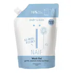 NAIF Čisticí a mycí gel pro děti a miminka náhradní náplň 500 ml