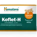 Himalaya Herbals Koflet-H Ginger pastilky s medem 12 ks