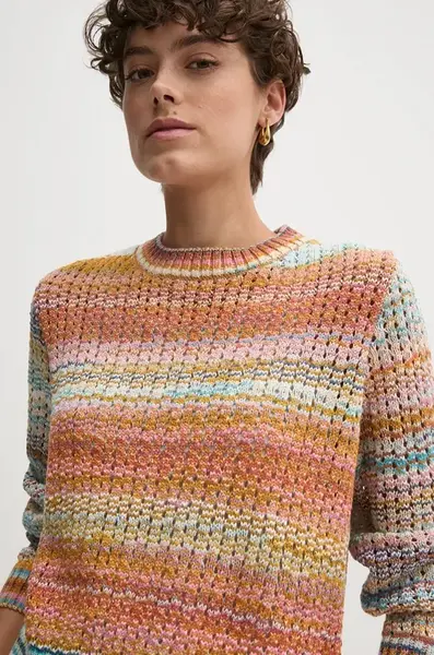 Svetr Pepe Jeans INDIA dámský, lehký, s pologolfem, PL702163