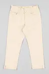 Dětské kalhoty zippy béžová barva, hladké