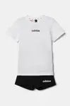 Dětská bavlněná souprava adidas bílá barva, JE1405
