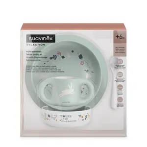 Suavinex Wonderland Jídelní set zelený